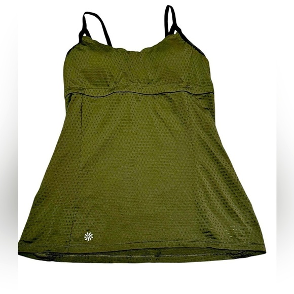 Women’s Athleta Tank Top Size Small Olive Green - Picture 1 of 4